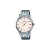 Casio СТАНДАРТНАЯ серия 50M водонепроницаемые и универсальные Мужские часы Кварцевые Стальной браслет Белый циферблат MTP-TW100D-7A