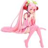 12cm Hatsune Miku Anime figure Pink Dress PVC Model Action Toys Cherry Pink Cherry Blossom Decoration Collect for Birthday Gift