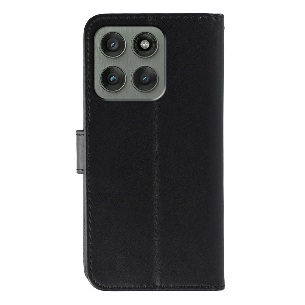 Чехол-книжка из искусственной кожи для Motorola Edge 60 Pro 5G с ремешком