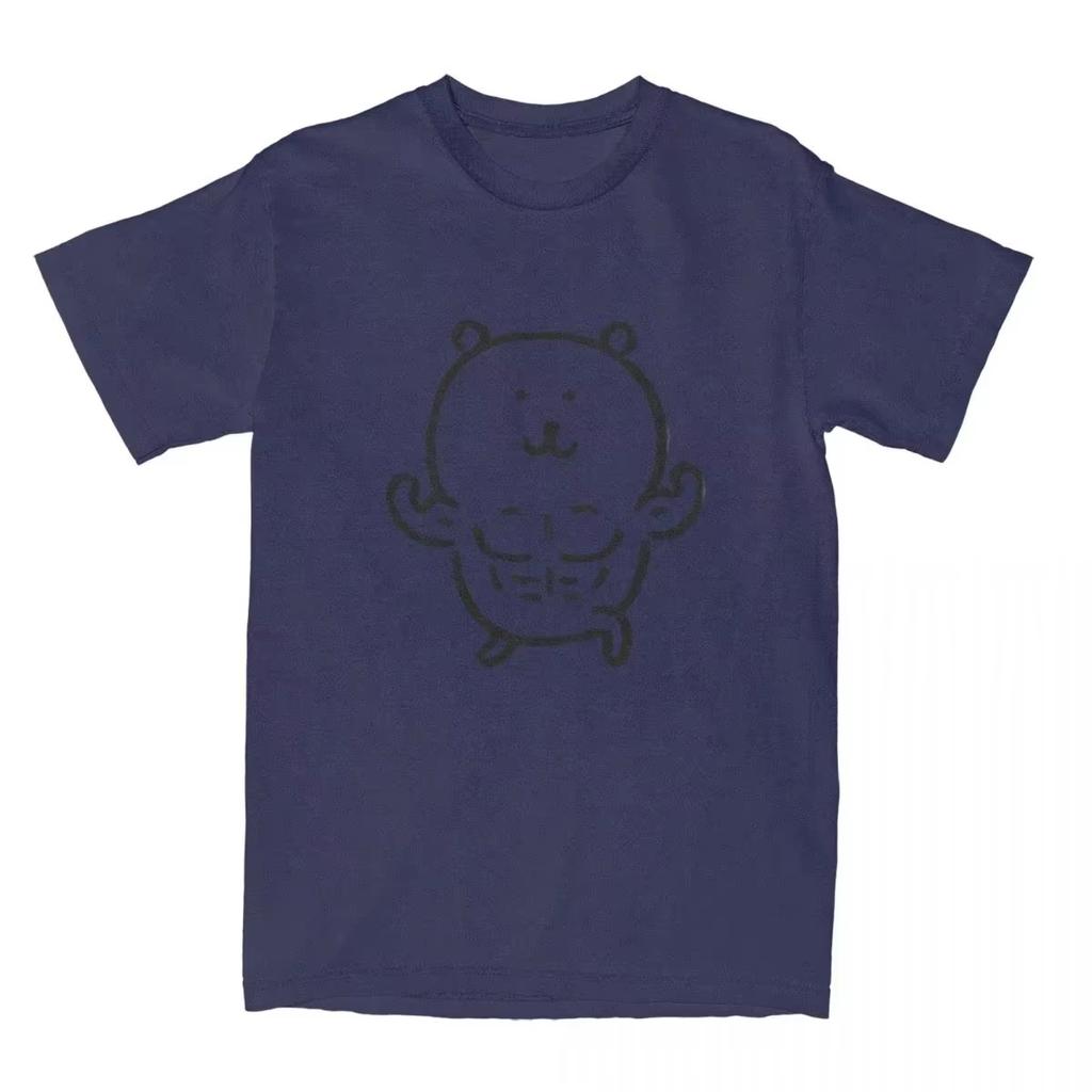 100-Cotton T-shirt Men's and Women's Muscle Bear Print High Quality Loose Fashion Comfortable You Don't Want To Take Off