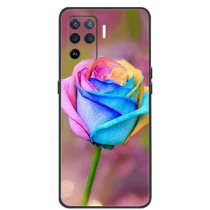 Для чехла OPPO Reno5 Lite Чехол Ударопрочный Мягкий силикон ТПУ Задняя крышка Для телефона Oppo Reno 5Z 5 Lite Чехол 5Lite CPH2205 Fundas