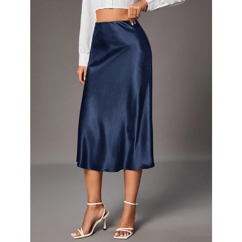 Женская атласная юбка High Sense Small Skirt