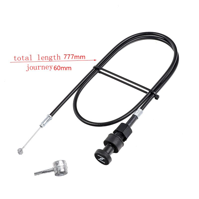 Motorcycle 770MM 777MM 937MM 950MM Carburetor Push Pull Choke Throttle Cable For Yamaha PW50 PW80 Motobike Pit Dirt Bike Parts Throttles 2