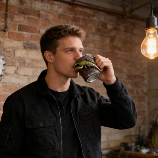 Готская кружка-скорпион 3D кружка для кофе со скорпионом и ручкой Смоляная чашка для чая Подарки для мужчин женщин Декор для дома и офиса