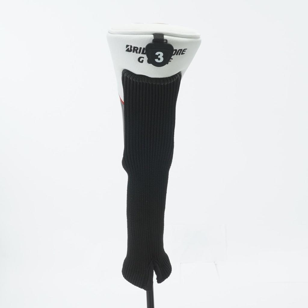 BRIDGESTONE Tour Series Headcover HC2501 WH for Fairway 2025 Model (Sock Type) Woods,