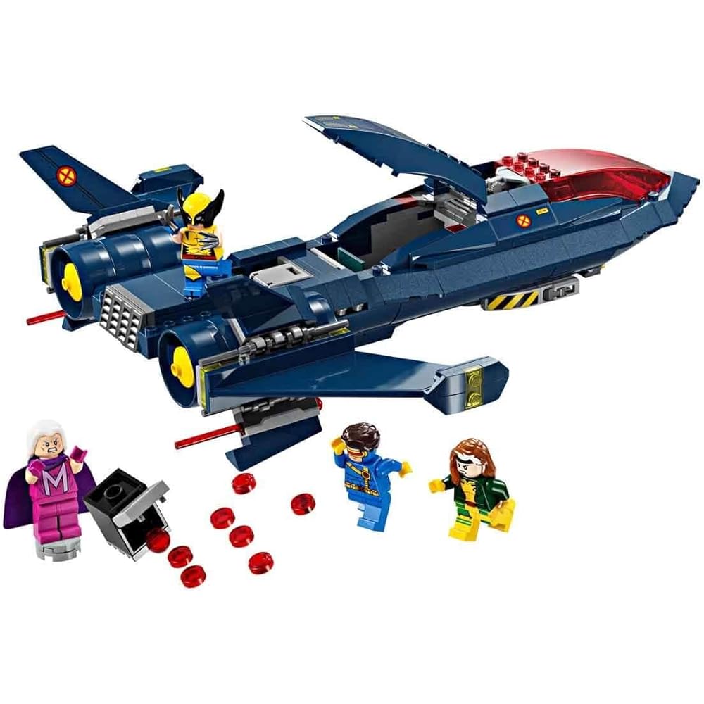 LEGO Super Heroes Люди Икс X-Джет Игрушка Конструктор для Детей 8-10 лет Подарок Marvel