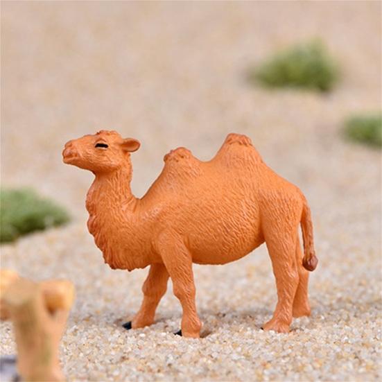 Экологичная фигурка животного для детей, коричневое украшение для приборной панели автомобиля, статуя верблюда, шикарные круглые углы, легкий вес