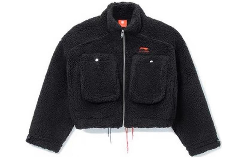 Li Ning Sports Basketball Collection Jacket Women's Black AFDR808-1