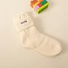 1 Pair Furry Solid Color Sock for Kids Children Autunmn Winter Plush Warm Cashmere Wool Sock Sporty Fashion School Sock