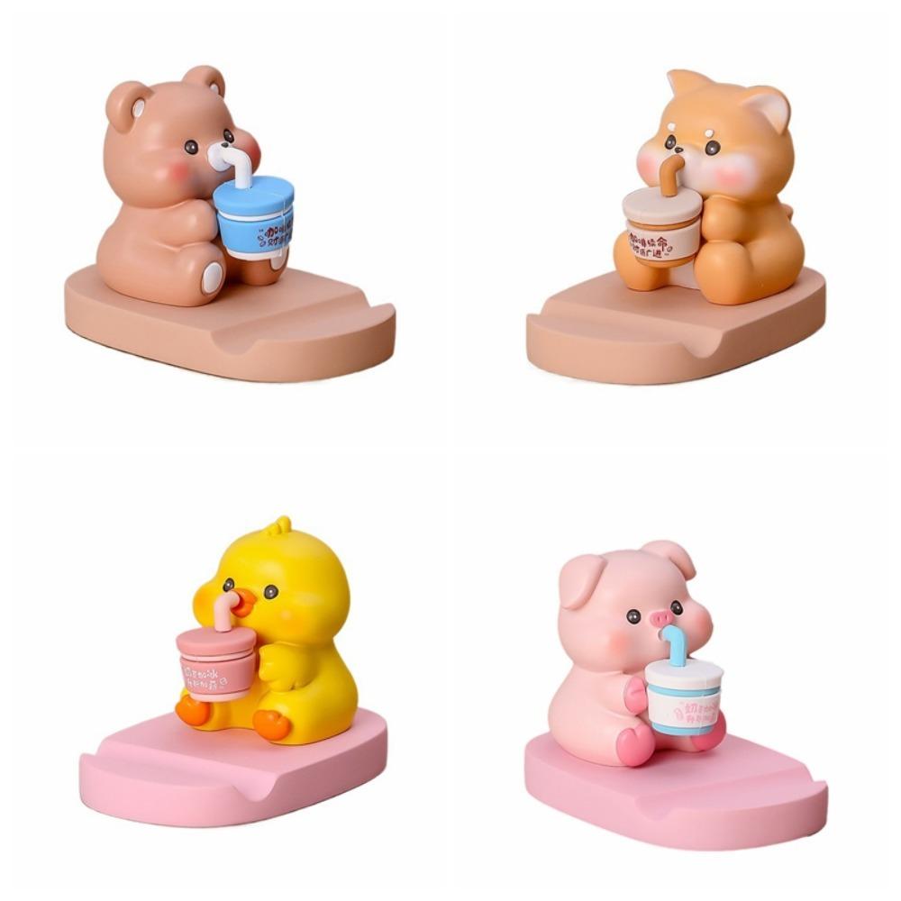 Креативный держатель для телефона в виде утки, кронштейн для сотового телефона в виде медведя, подставка для мобильного телефона, аксессуары для телефонов