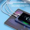 Type-c One-to-three Data Cable 100W Suitable for Apple 16/15 Huawei Charging Cable Three-in-one Fast Charging Cable