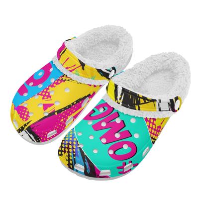 1 пара унисекс белые уютные ЭВА теплые тапочки на подкладке легкая обувь слипоны противоскользящий мягкий плюшевый интерьер для ношения в помещении и на улице зимой