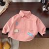 0-5 Years Old Boys' Shirt Children's Long Sleeved Graffiti  Top Casual And Fashionable Clothes For Boys' Babies