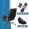 Waterproof Office Chair Cover with Armrest Covers Computer Desk Chair Cover Protector with Anti-Slip Buckle Seat Cover Slipcover