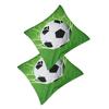 2Pcs Sports Ball Pattern Style Cushion Cover Couch Sofa Pillow Case Pillowcase for Home DecorationFootball