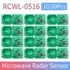 10/20Pcs RCWL-0516 Human Body Induction Switch Module 3.3V Microwave Radar Sensor Intelligent Module 5-8M Distance for Arduino