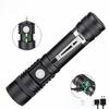 T6 Long-Range LED Aluminum Alloy USB Rechargeable Zoomable Flashlight.
