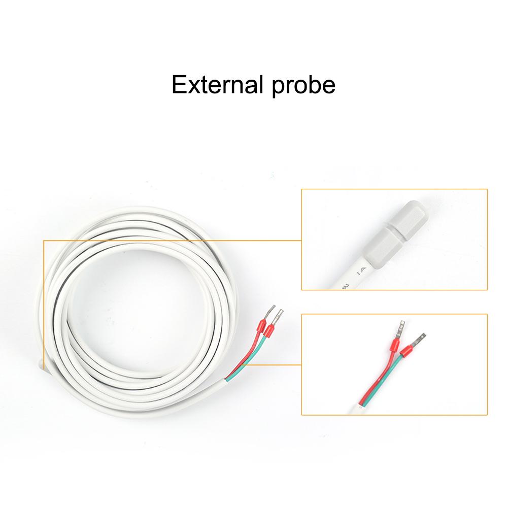 Интеллектуальный регулятор температуры, сенсорный экран, мощный двойной термостат для подогрева пола