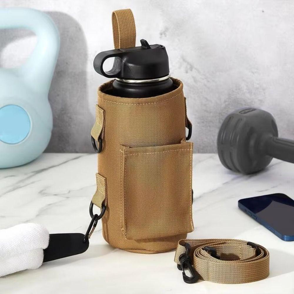 Large Capacity Water Bottle Sling Bag Waterproof Sports Water Bottle Bag Gym Bottle Bag  Gym