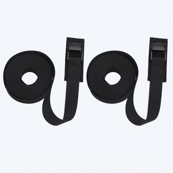 4/5M Quick Release Cam Buckle Cargo Strap Tie Down Nylon Strap 250KG Tensile Strength Lashing Strap Adjustable Car Roof Rack Strap for Kayak