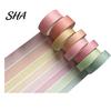 Translucent Washi Tape 8 Rolls Set, Decorative Stickers, Aesthetic Solid Color Tapes Japanese Paper for Scrapbooking Supplies, Journaling Junk