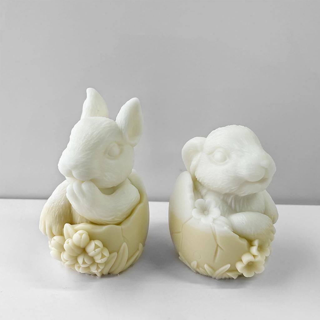 Форма для мыла «сделай сам», силиконовые формы для свечей, ракушка в форме кролика, силиконовая форма для глины, формы для ручного изготовления, силиконовый материал