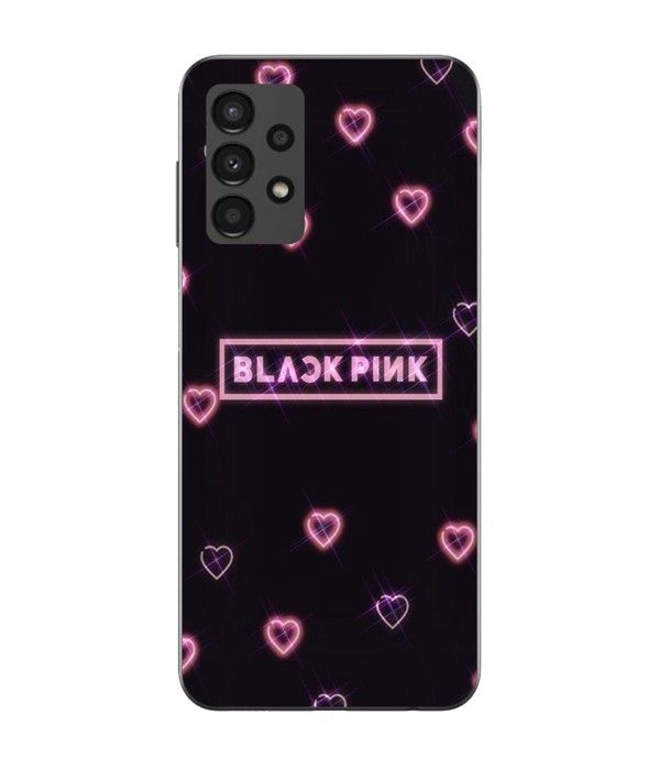 Coque Maniacase Pour Samsung galaxy A13 4g Blackpink coeur rose