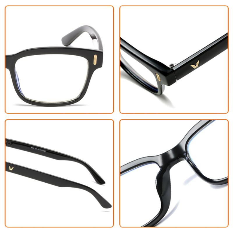 -0.5 -0.75 -1.0 To -6.0 Prescription Eyeglasses 1.56 Aspheric Lens Myopia Glasses For Unisex Literary Student Diopters Glasses