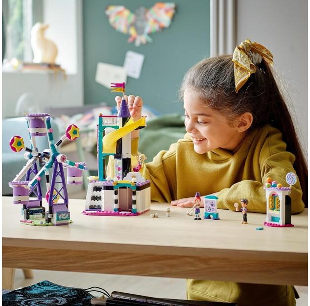 Конструктор LEGO Friends 41689 Волшебное колесо обозрения и горка