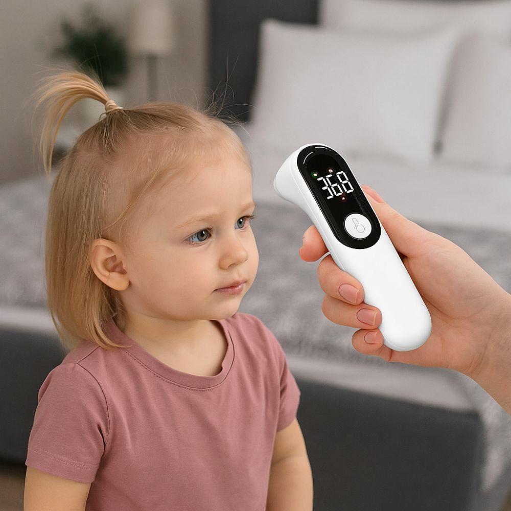 LCD Display Screen Infrared Thermometer Highly Sensitive Electronic Thermometer  Ear Temperature