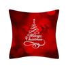 Роскошная мягкая полиэстеровая наволочка для рождественской подушки 'Персиковая кожа' с дизайном Санта-Клауса