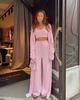 2026 New Cotton Knit Sweater Set for Women 3 Piece Vest Long Pants Long Cardigan Casual Comfortable Breathable