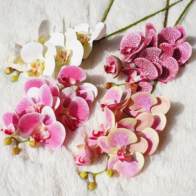 1шт искусственный цветок бабочка орхидея гибкий сад DIY партия свадебный декор