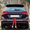 Elf Leg for Car Trunk - Christmas Car Decoration, Rear Side Window Decor, Santa Claus Feet, Red Elf Boots Sticking Out of Trunk