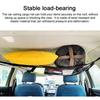 Car Ceiling Cargo Net Triangle-Shaped Vehicle Ceiling Strong Load-Bearing Pocket Double-Zipper Car