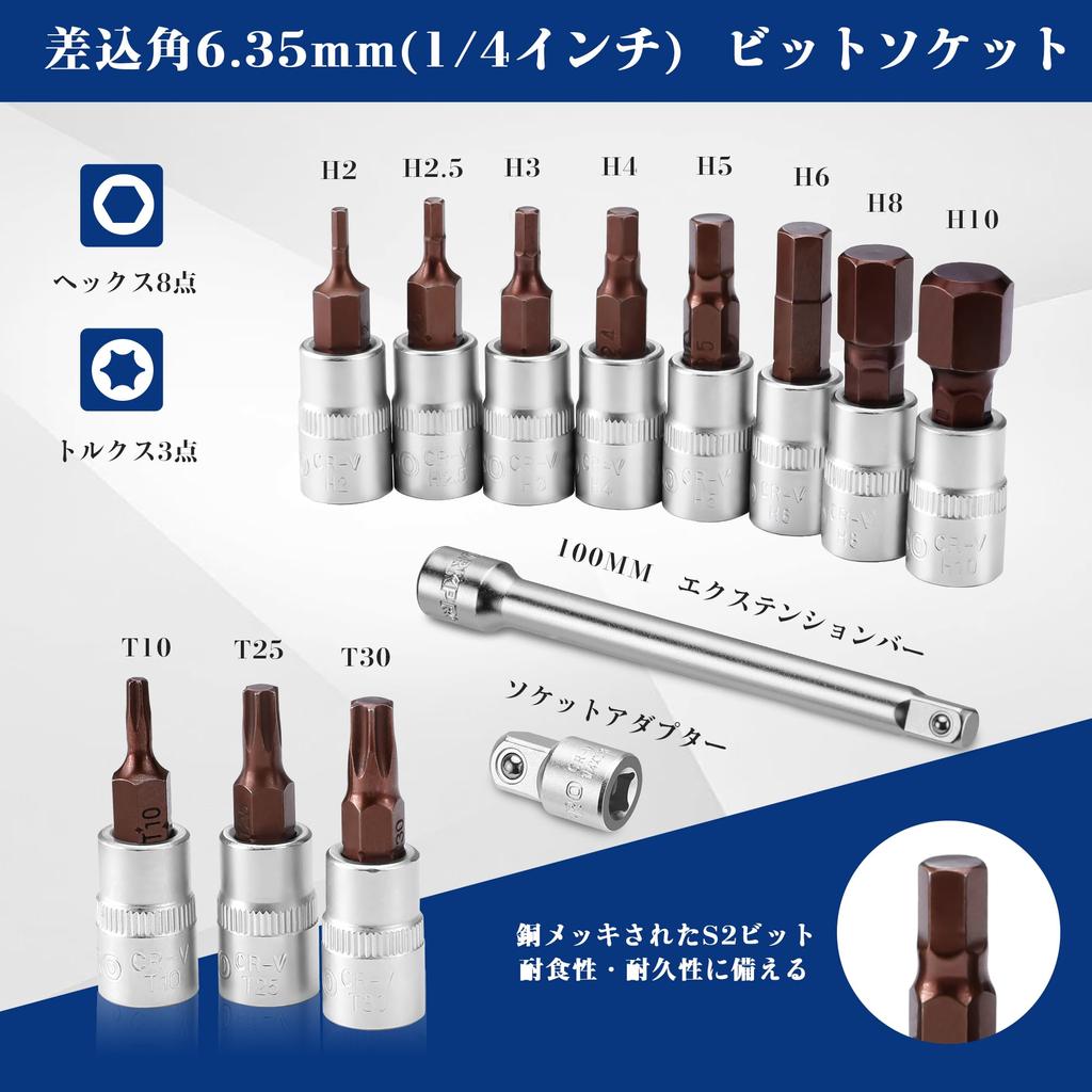 WORKPRO Torque 14 Piece Drive Preset Bit Extension Bar 2 Easy Rotation Direction Quick Release Repair Maintenance Storage Case Calibration Certificate