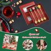 4pcs/set Christmas Cutlery Cartoon Festive Flatware Dining Table Accessories *