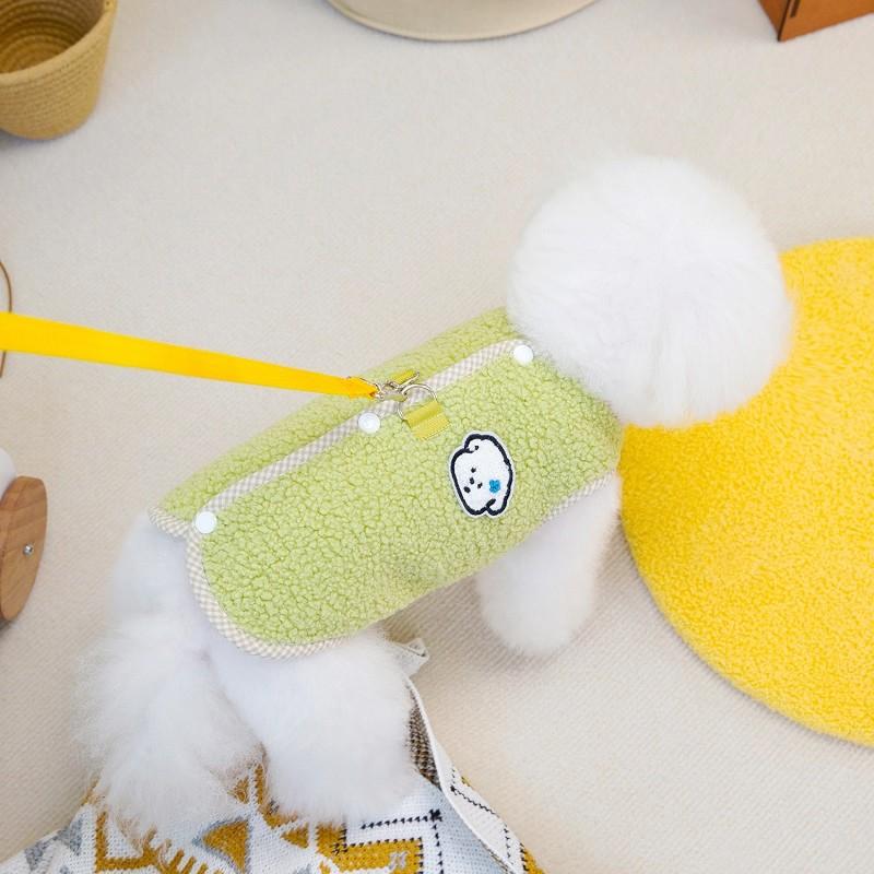 Флисовый жилет для собак, однотонная одежда для собак, осенне-зимнее теплое пальто для собак, куртка для щенков, костюмы для кошек, одежда для собак породы чихуахуа и бишон