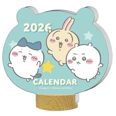 Настольный календарь на 2026 год Chiikawa с вырубкой /