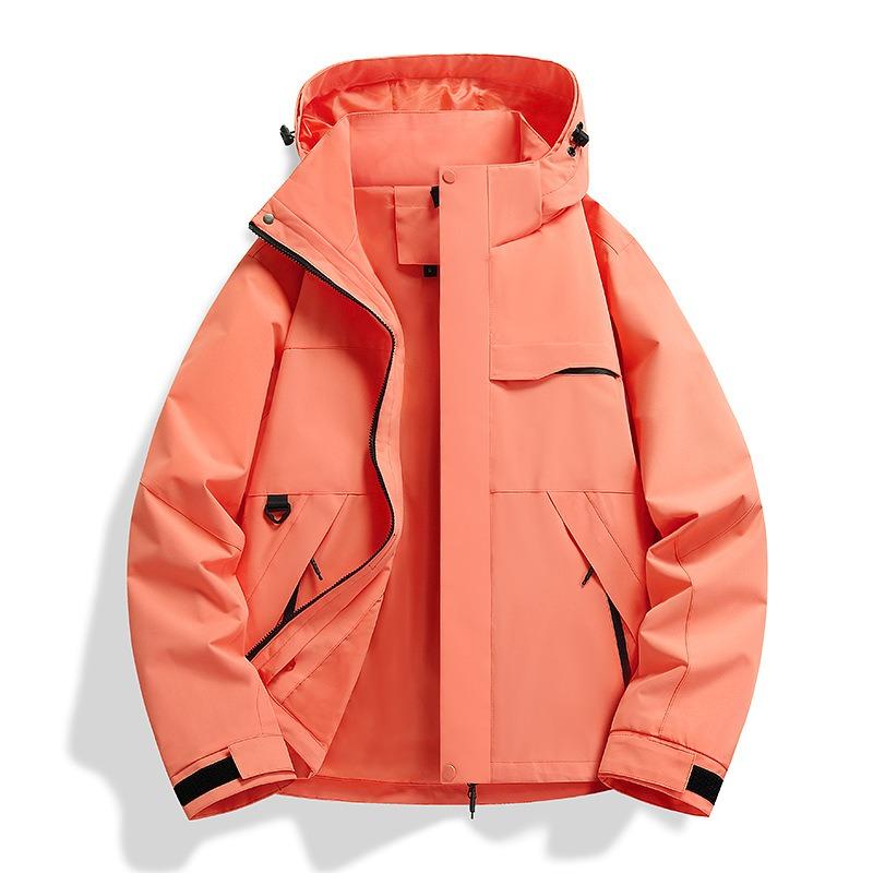 Женская куртка для активного отдыха, костюм для хайкинга, флисовая подкладка, ветрозащитная и водонепроницаемая куртка три-в-одном, мужская, на заказ