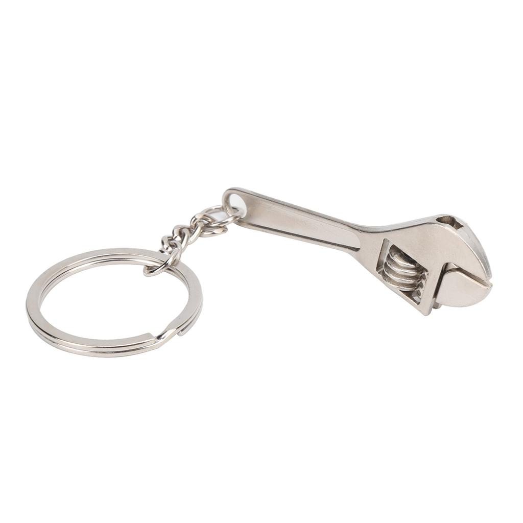 Wrench Keychain Miniature Zinc Alloy Keyfob Decoration Present for Parents Friends