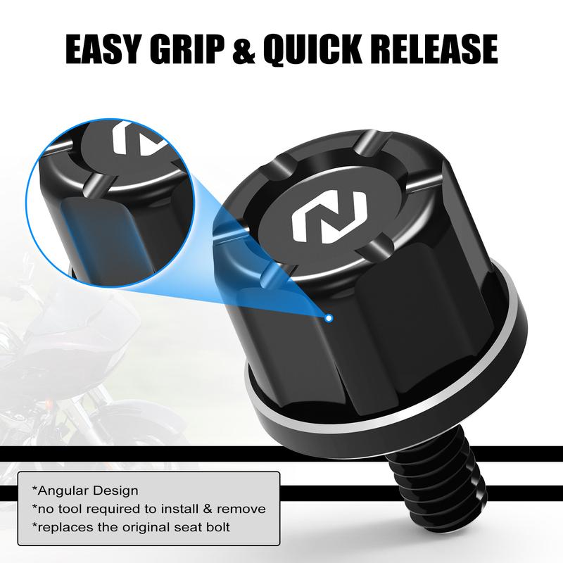 Rear Seat Knob Bolt for Harley Road King/Special FLHR/XS 1999-2023 Street Glide FLHX 2006-2023 Road King Classic FLHRC 2007-2020