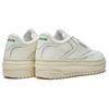 Reebok Club C Extra Chalk Glen Green женские кроссовки кремовые 100010060
