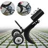 Adjustable Weed Puller with Wheels Stand Up Weeder for Yard Lawn