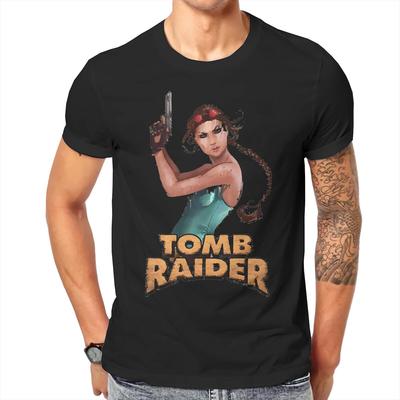 Tomb Raider Game Lara Croft Lara Croft Tomb R Tshirt Homme Unisexs Streetwear Cotton T Shirt For Unisex