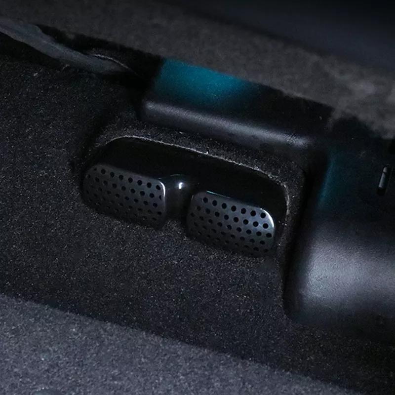 2 шт./компл. автомобиля под сиденьем кондиционер вентиляционное отверстие воздуховод крышка подходит для Ford Edge 2015-2016 авто интерьер