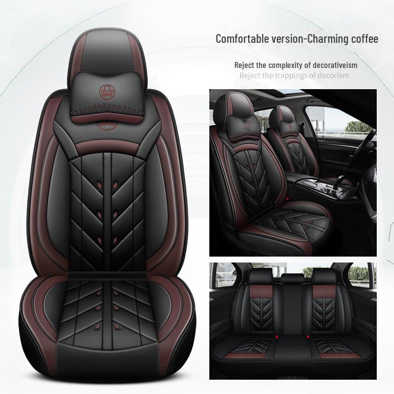 Universal Car Seat Cushion for Great Wall Cannon Pickup, Haval H6, Big Dog M6, First Love F7. Leather Full Cover Seat Cushion.