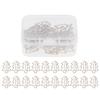 20Pcs Paper Clips Iron Colorfast Rustproof Plating Process Unique Christmas Tree Shape Paperclips for Office School