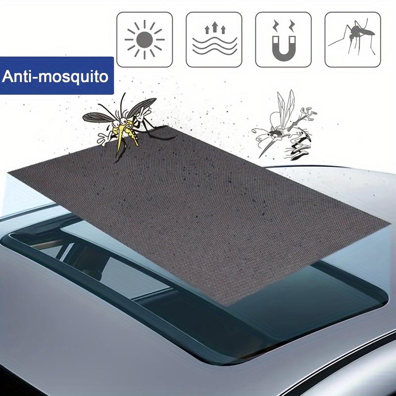 Magnetic Car Sunroof Sunshade Window Mesh Auto Top Mosquito Net Cover Interior Insulation Sunscreen Cloth