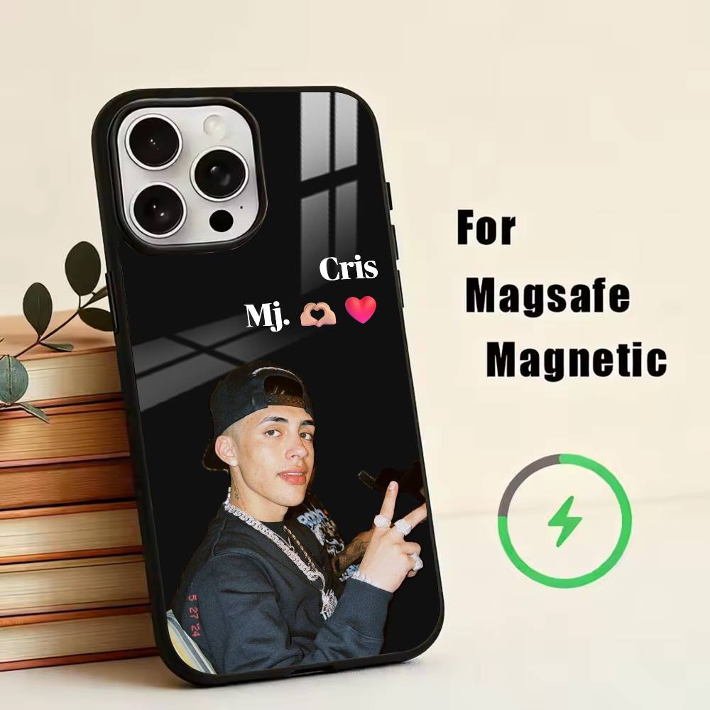 Чехол для телефона Cris M-J - Певец Для iPhone17,16,15,14,13,12,11 Plus,Pro Магнитный Для Magsafe Беспроводной Зарядки